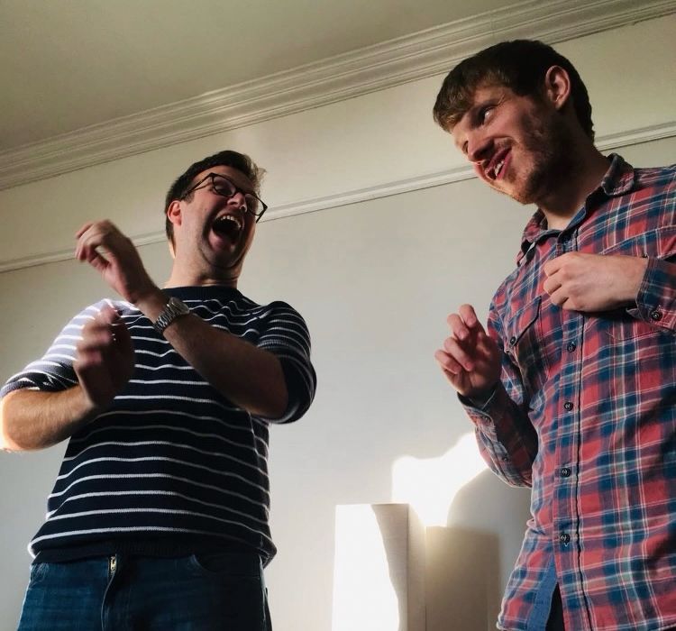 Mike and Dave Laughing