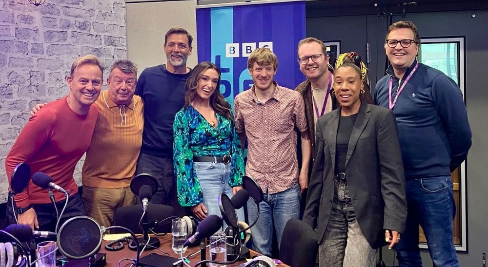 Loose ends guests Jason Donovan Patrick grant mychelle Sophie McCartney and the Young’uns with Stuart Macconie 