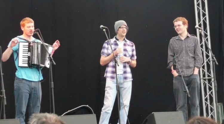 Michael in a beanie hat 