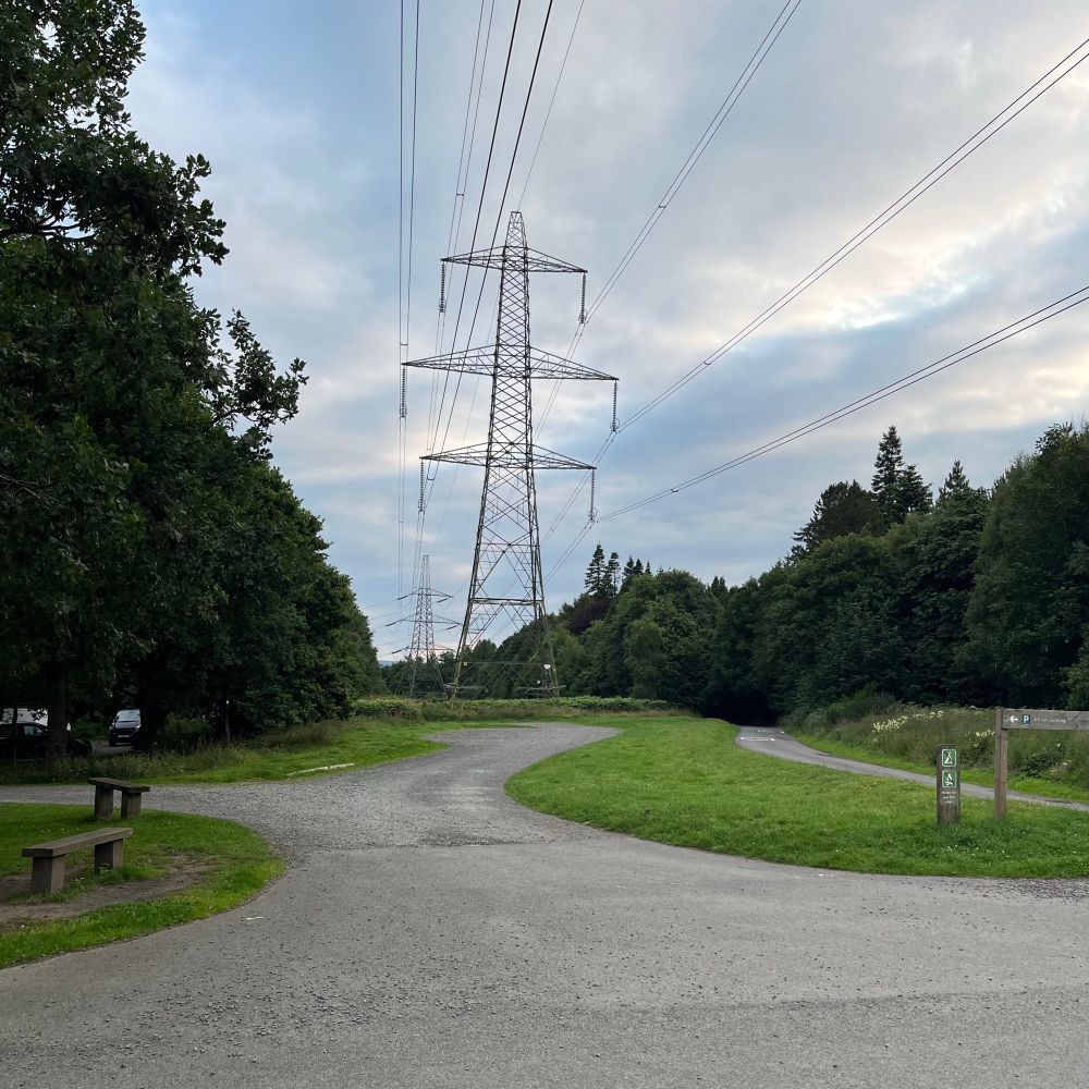 Some pylons