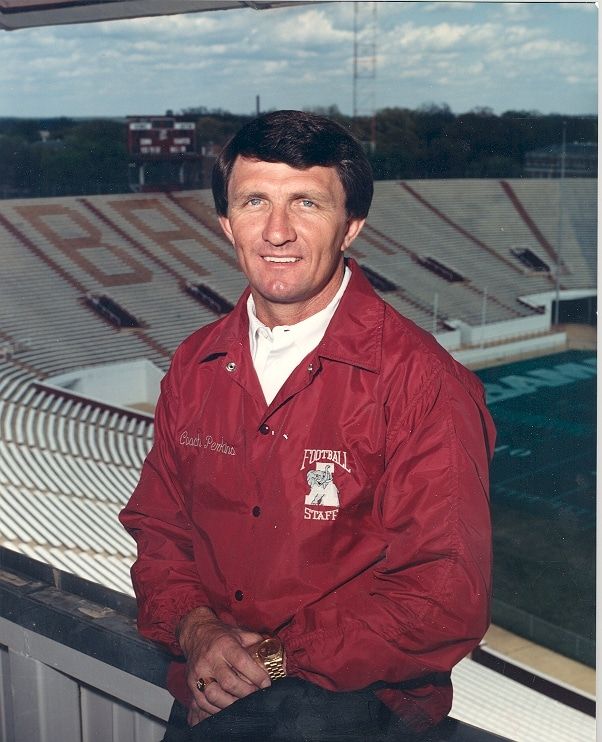 Ray Perkins, former coach at Alabama / Bear Bryant's successor