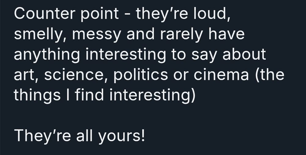 Some asshole, spouting words