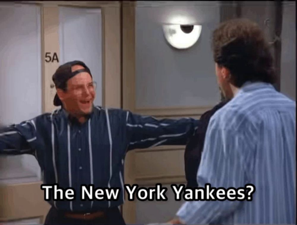 Yankees Seinfeld GIF