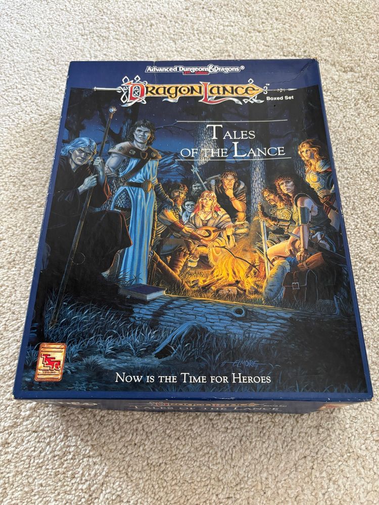 The Advanced Dungeons and Dragons 2nd Edition box set for DragonLance: Tales of the Lance