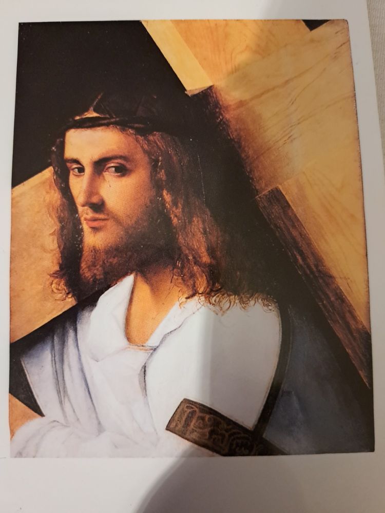 Jesus carrying the cross