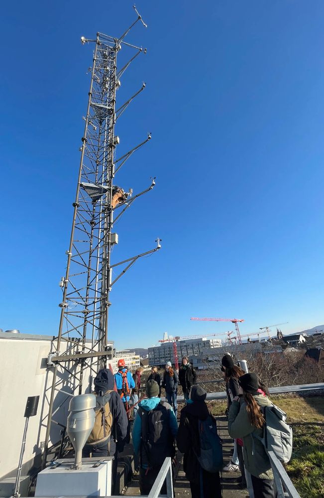 University of Basel ICOS tower to measure GHG fluxes from the city.