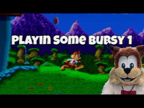Playing Some Bubsy Claws Encounters of the Furred Kind 1993 on the Super Nintendo #snes #snesgames