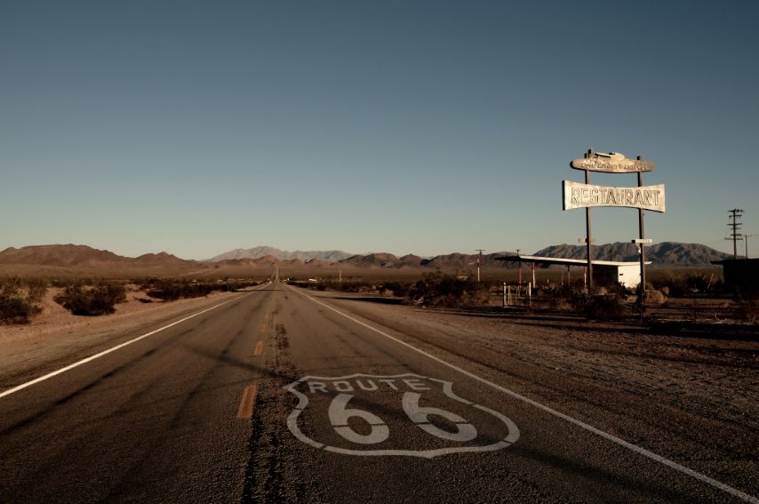 Rusty highway Route66