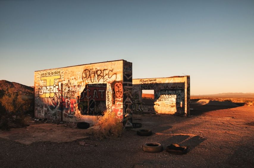 Ruins, Cadiz Summit, CA