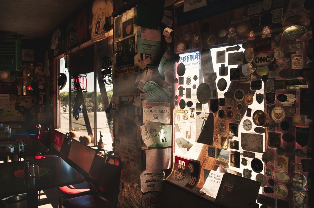 Old cafes along Route 66
