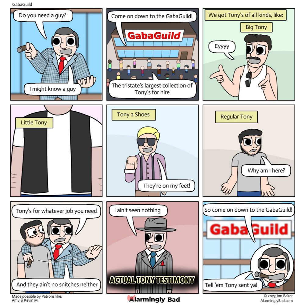 Alarmingly Bad comic about the GabaGuild