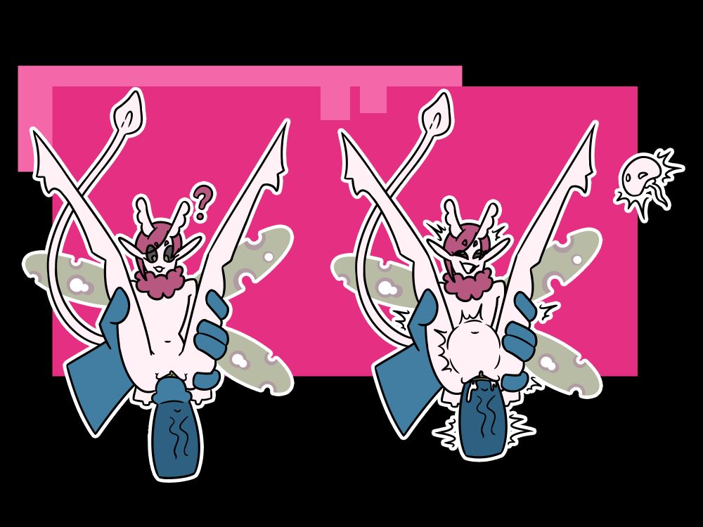 Hope Hibiscus the Pixie being filled to the bring by a cock way too big for her.