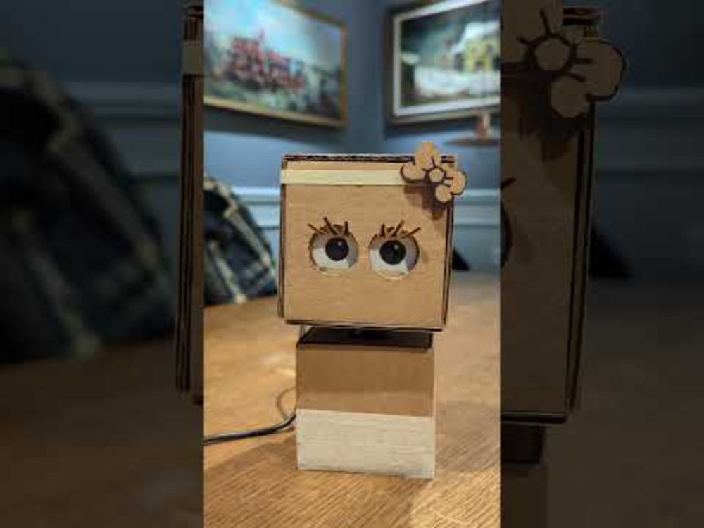 Oh, no, Beebee is sick today. #microbit #education #animatronics #robotics