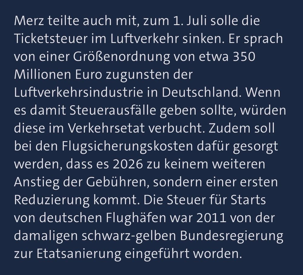 Tagesschau-Text, in dem der Beschluss des Koslitionsausschusses genannt wird.