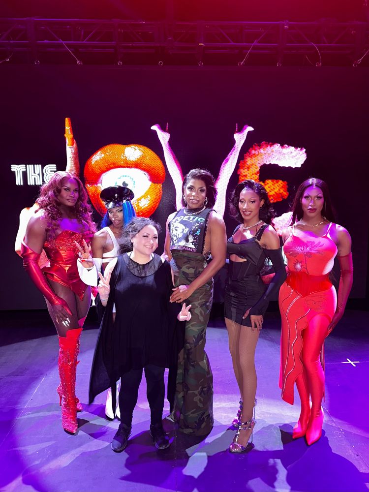 With Monét and the other queens at The Love Ball