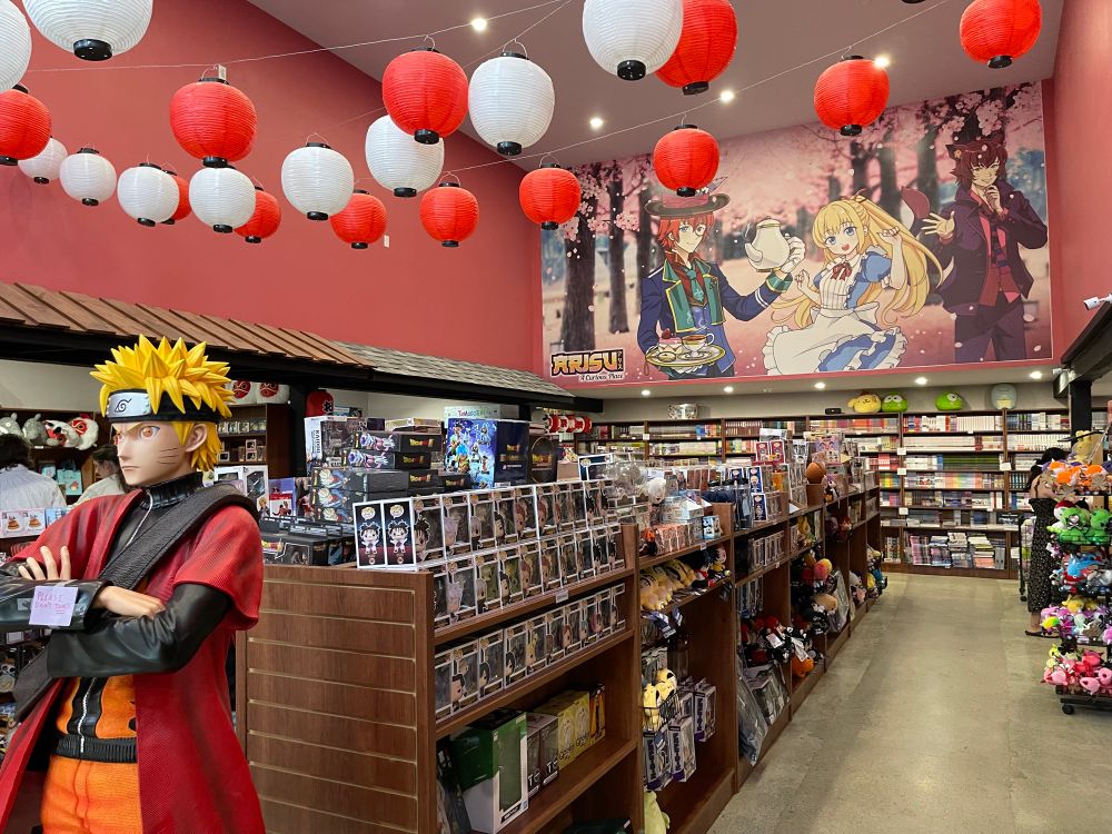 Inside of the shop called Arisu in Mystic Village