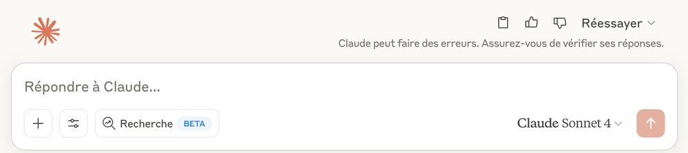 Claude peut faire des erreurs. Assurez-vous de vérifier ses réponses.