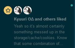 tokimeki.blue notification showing a post being liked twice from the same account