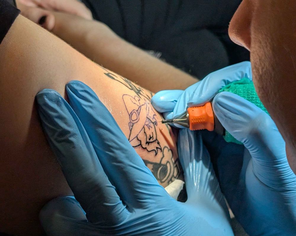 phobia tattoing a bunlith on my arm!
