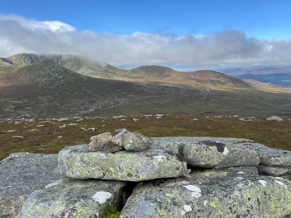 Lochnagar and Maiden Pap from Conachcraig.