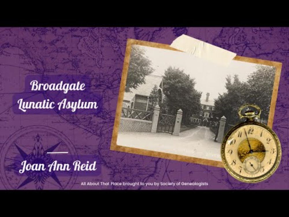 Broadgate Lunatic Asylum – Joan Ann Reid