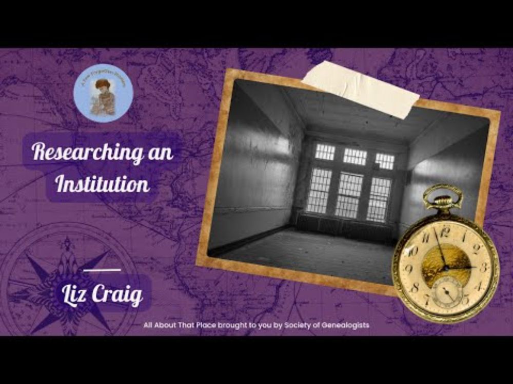 Researching an Institution - Liz Craig