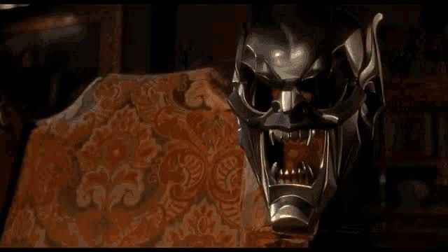 The green goblin mask
