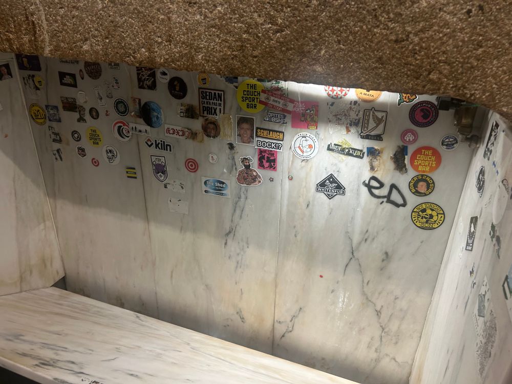 Marble piss trough in Portugal 