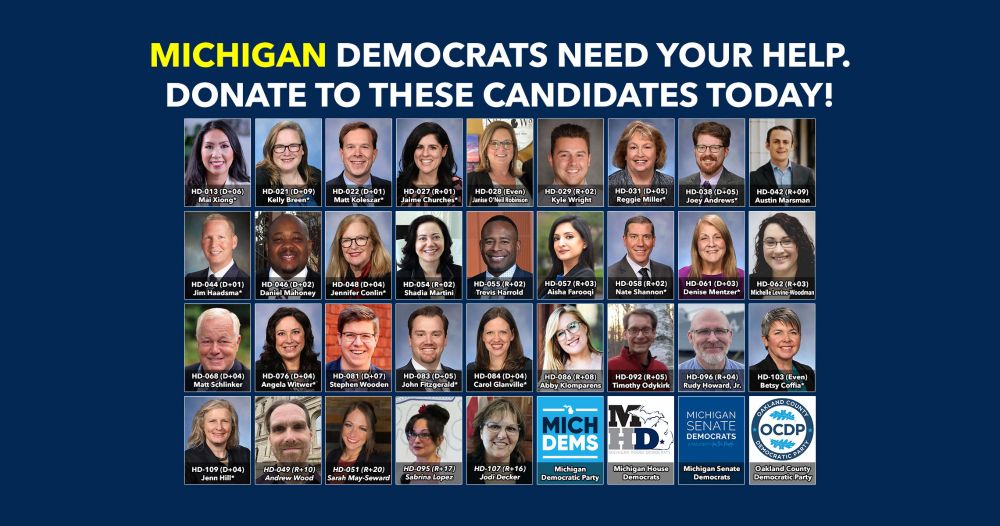 Keep #MichiganBlueIn24. Donate today!