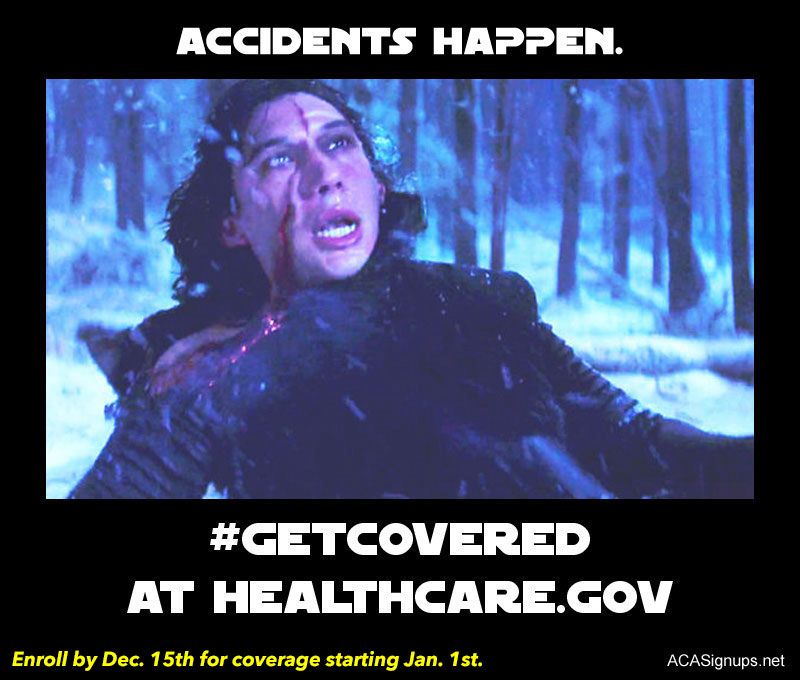 Get Covered today!

Visit healthcare.gov by December 15th for coverage starting January 1st!