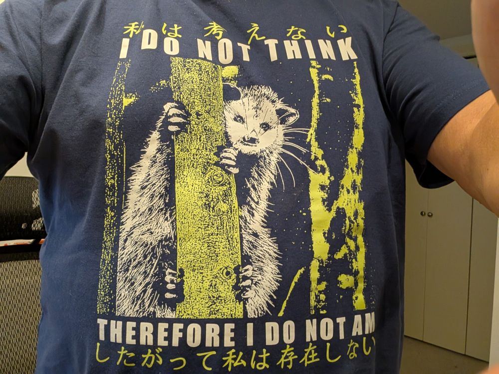 I do not think, therefore I do not am