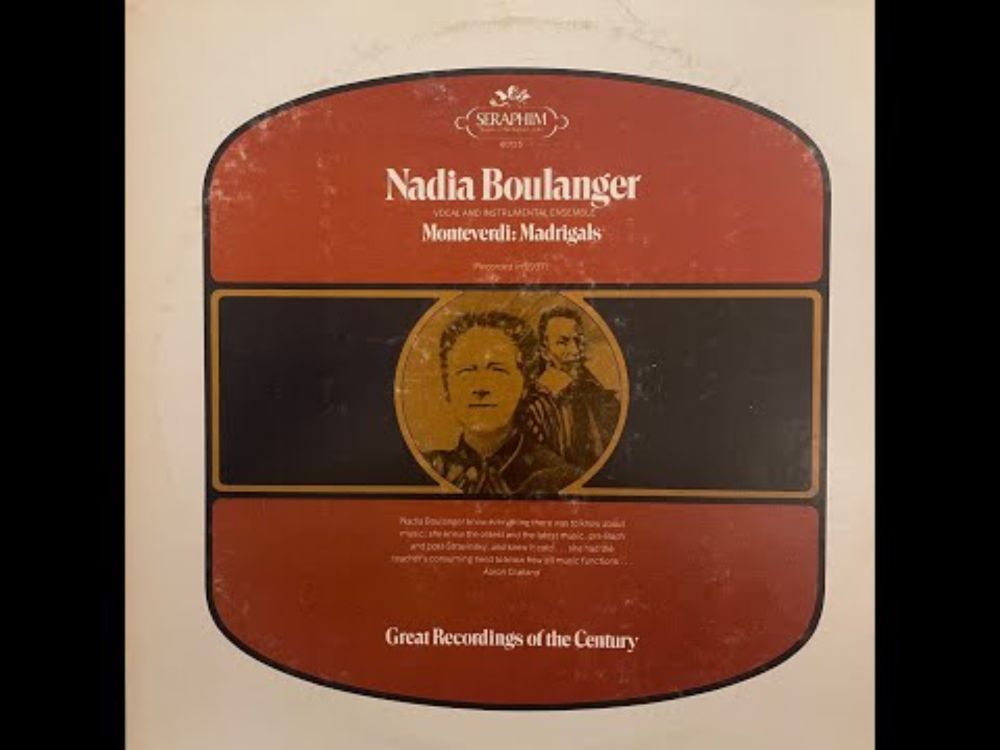 Nadia Boulanger, Monteverdi – Madrigals (1969)