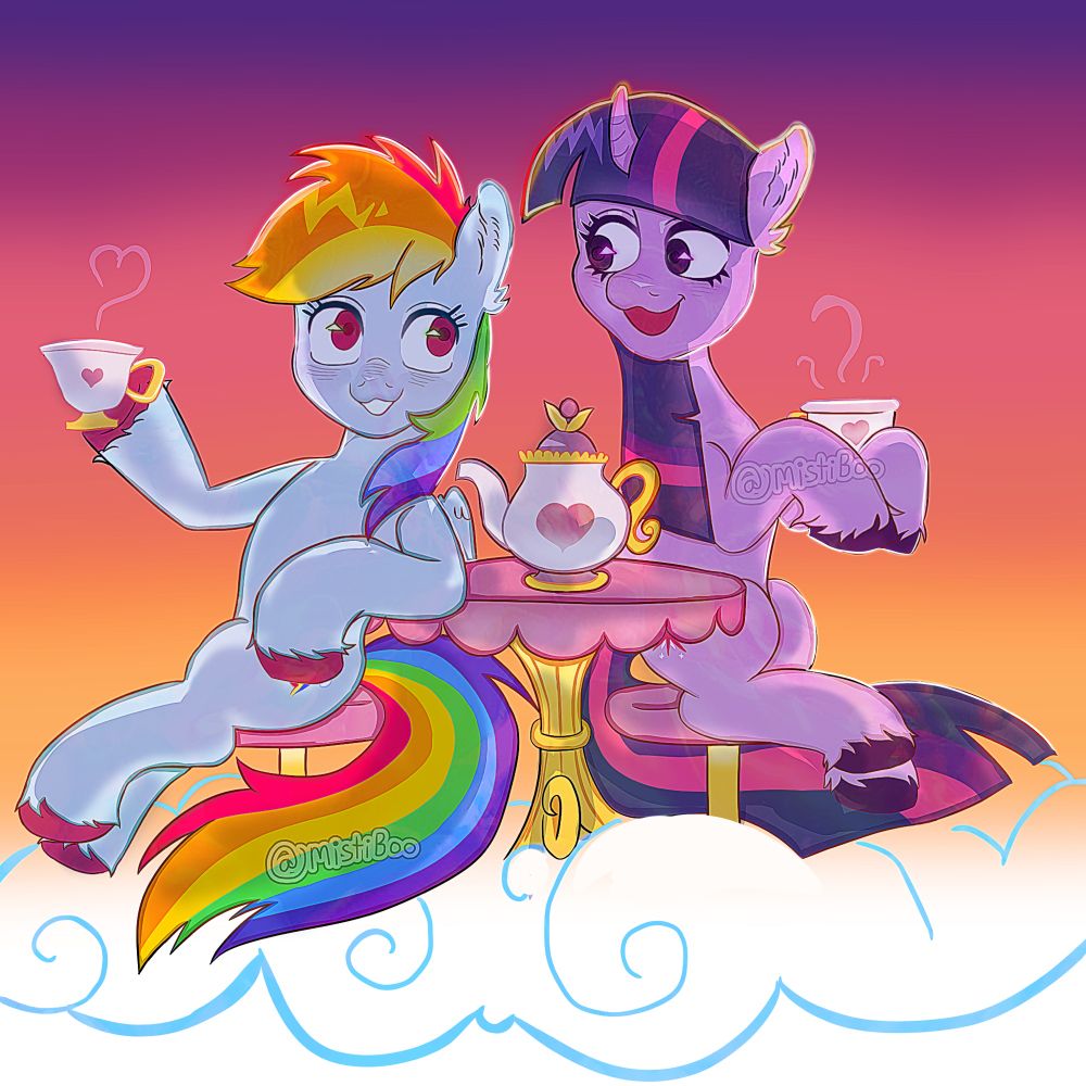 Rainbowdash and twilight sparkle 