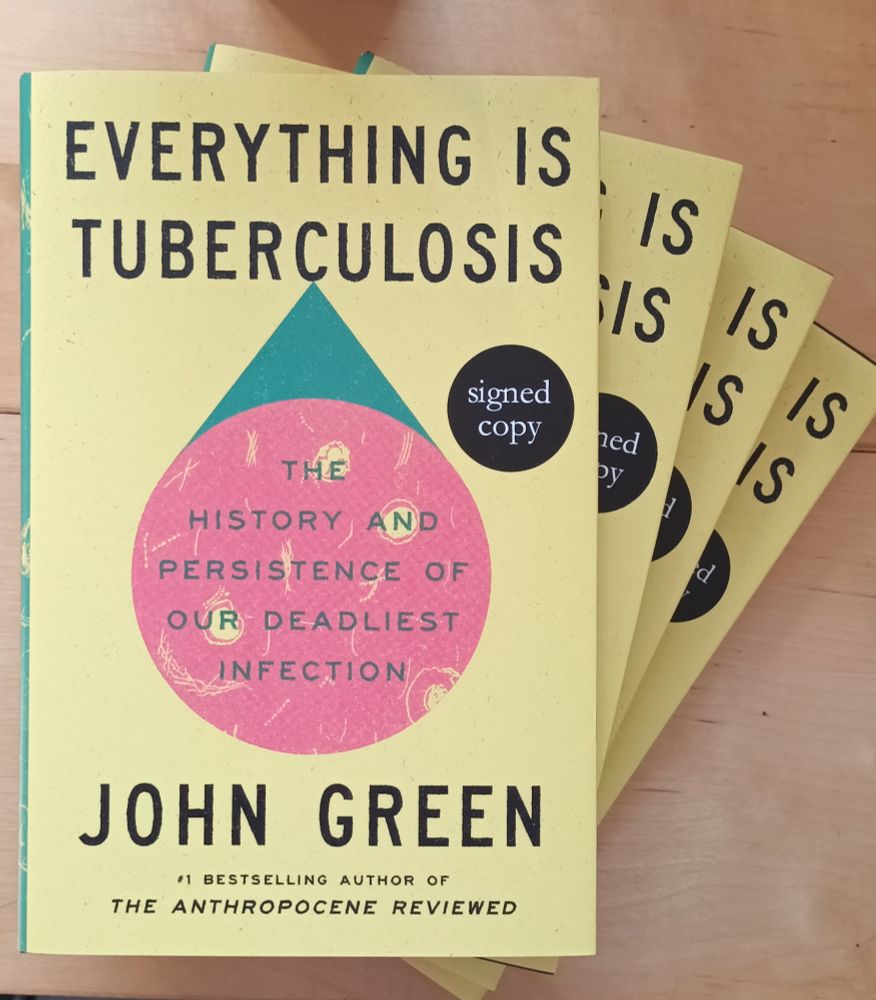 Tuberculosis has been entwined with hu­manity for millennia. Once romanticized as a malady of poets, today tuberculosis is seen as a disease of poverty that walks the trails of injustice and inequity we blazed for it. In 2019, author John Green met Henry Reider, a young tuberculosis patient at Lakka Government Hospital in Sierra Leone.

John be­came fast friends with Henry, a boy with spindly legs and a big, goofy smile.

In the years since that first visit to Lakka, Green has become a vocal advocate for increased access to treatment and wider awareness of the healthcare inequi­ties that allow this curable, preventable infec­tious disease to also be the deadliest, killing over a million people every year.

In Everything Is Tuberculosis, John tells Henry’s story, woven through with the scientific and social histories of how tuberculosis has shaped our world—and how our choices will shape the future of tuberculosis.