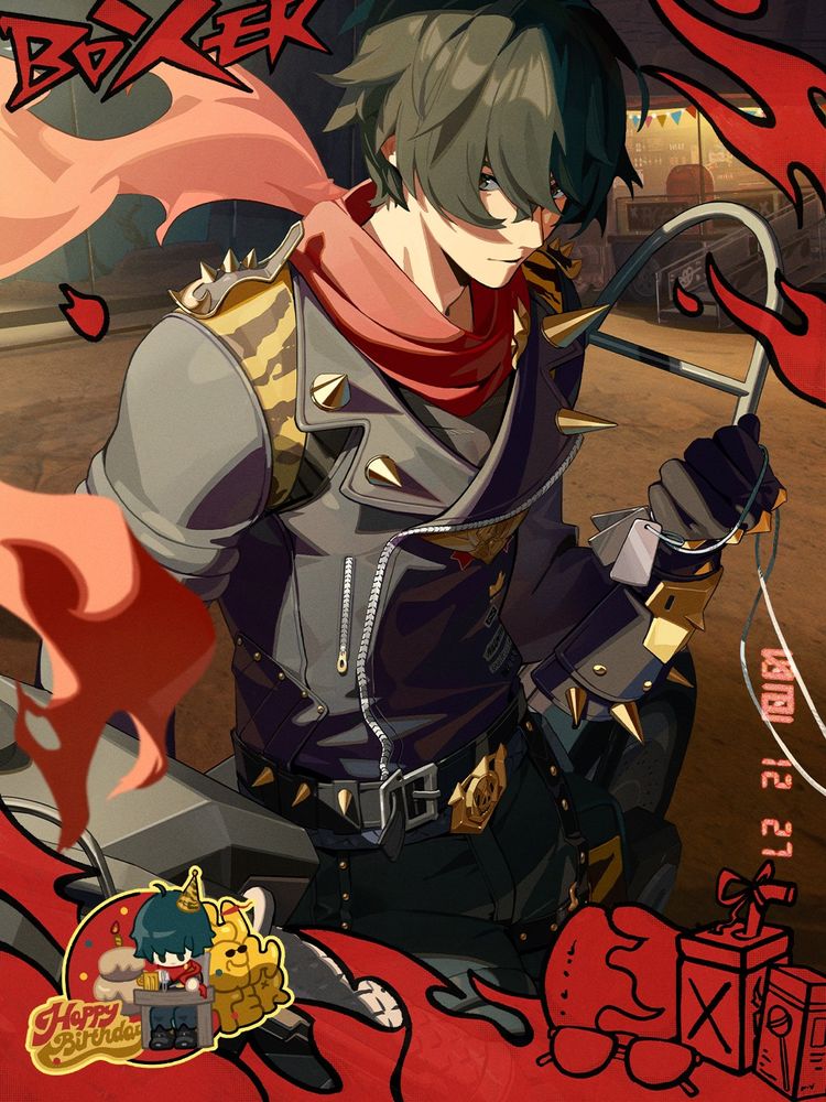 official art for Lighter's birthday 