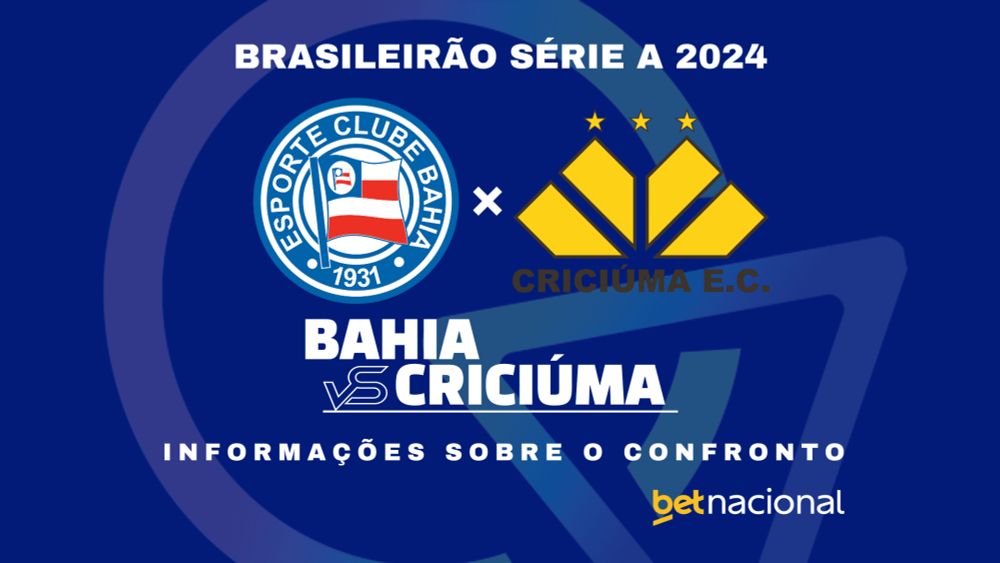 Bahia x Criciúma: onde assistir ao vivo, horário, escalações