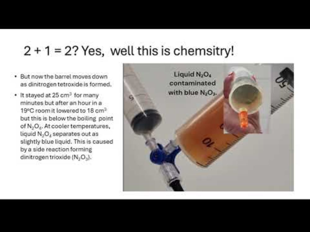 The reacion between nitrogen monoxide and oxygen.
