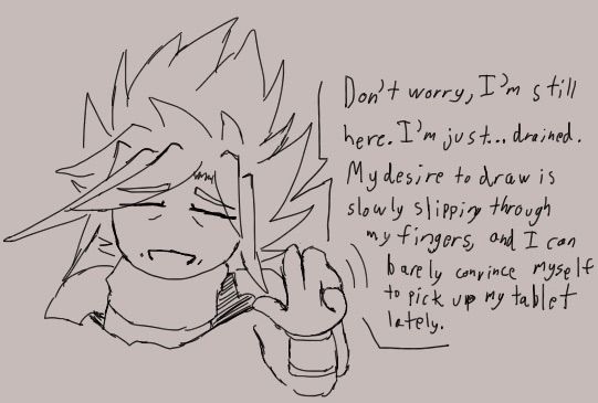 I would have drawn myself as the face for this, but it would have felt wrong, and also because I don't want to draw the face I gave myself, either. So Xeremis is my stand-in for me.