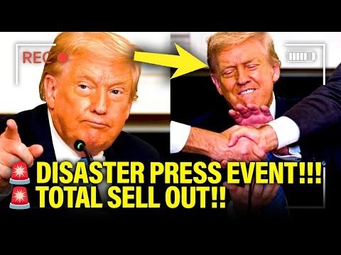 Trump has DISASTER Presser as HE SELLS OUT Ukraine