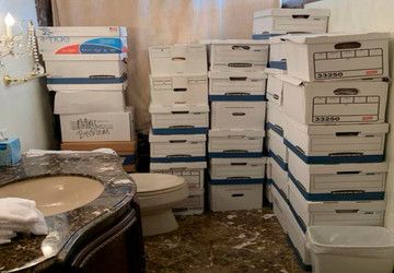 Maralago secure bathroom storage. 
