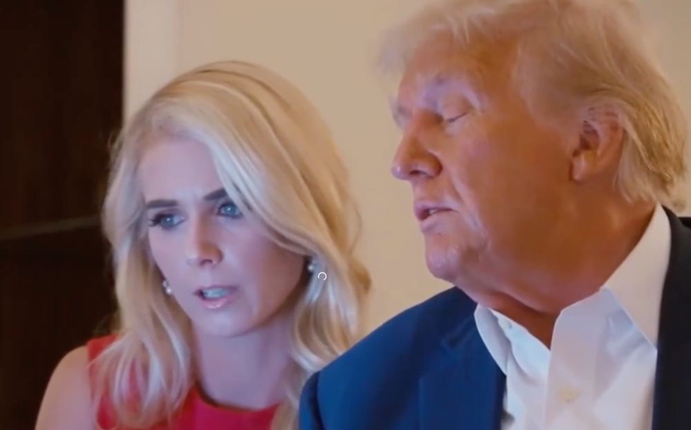 Trump and Natalie the human copy machine I think? 