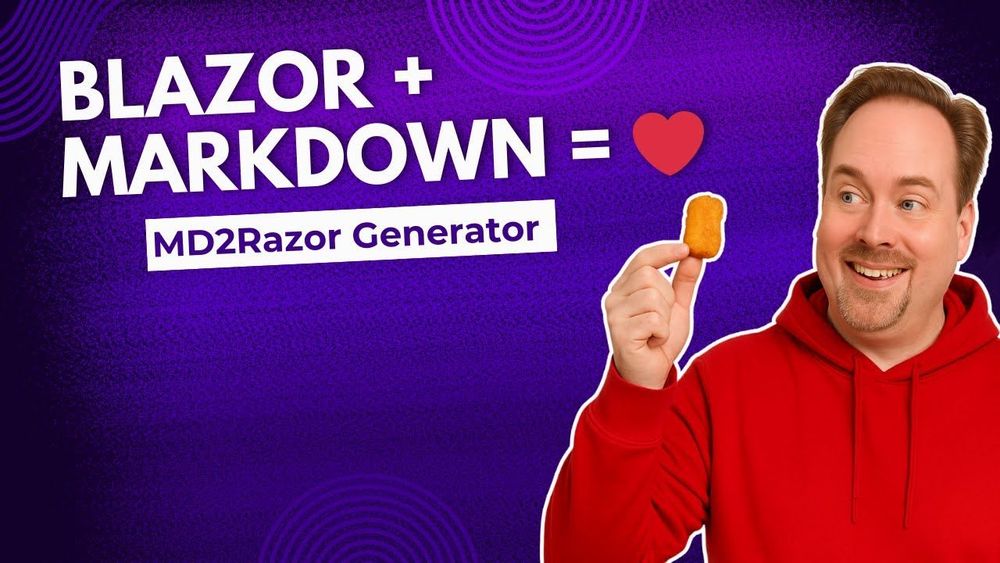 Convert Markdown to Blazor Components with MD2RazorGenerator!