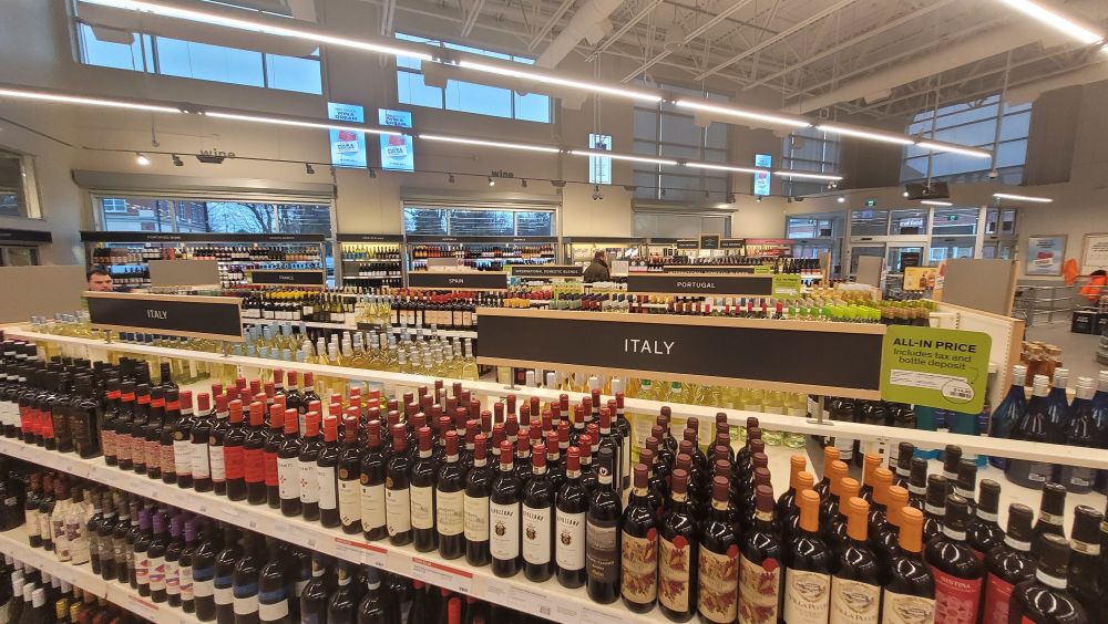 A liquor store in Ontario with product from all over the world