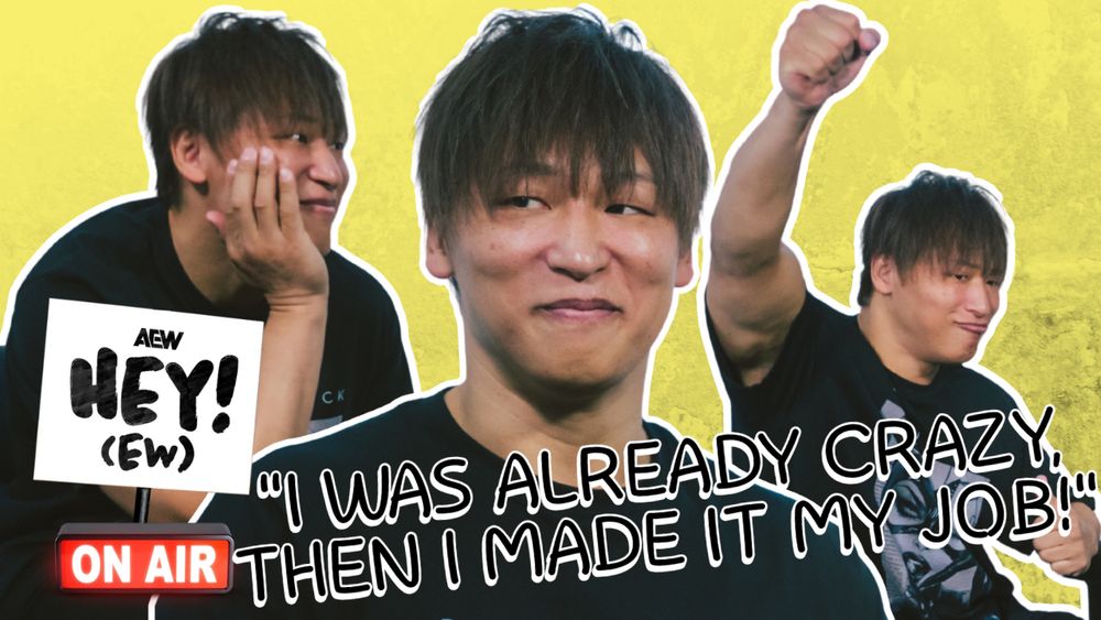 Kota Ibushi on AEW’s Hey!(EW) with RJ City. 