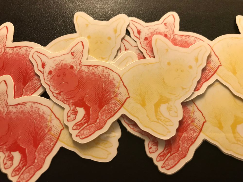 Space Devil stickers