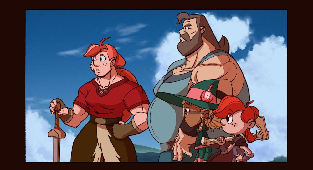 This version of the final illustration doesn't have the film grain filter.