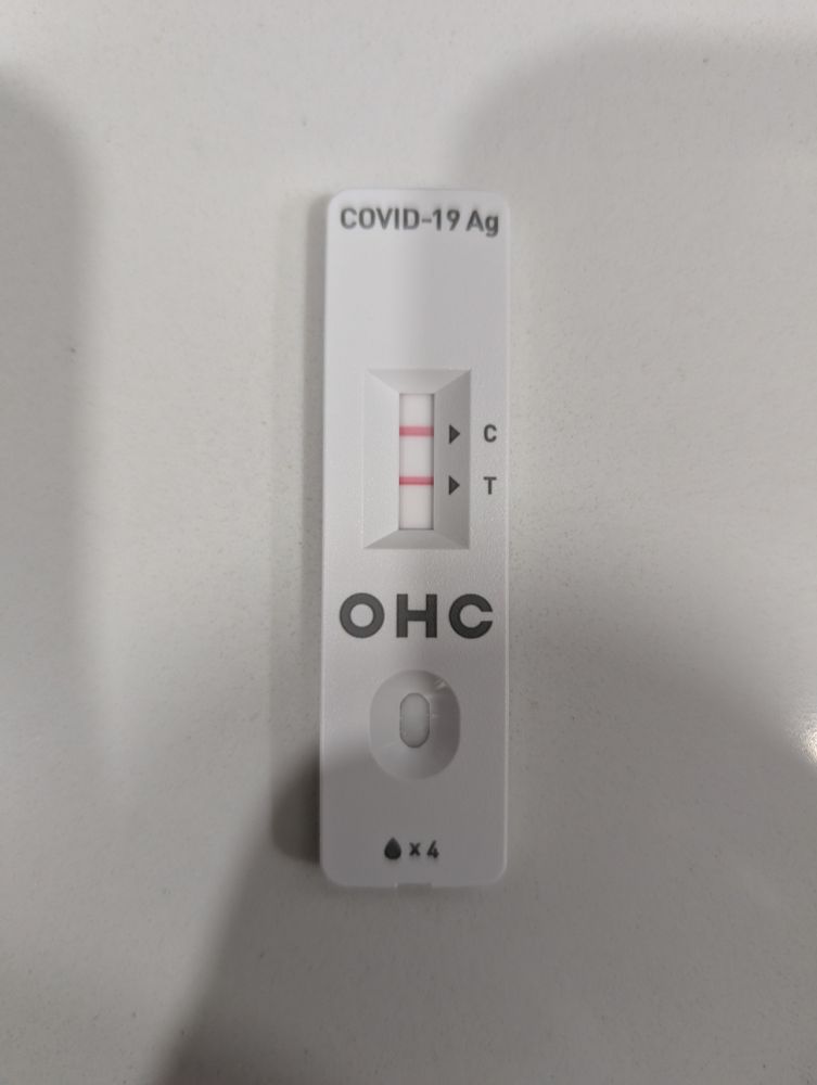 Positive covid test