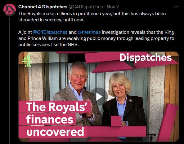 King Charles' royal finances uncovered by an investigation.