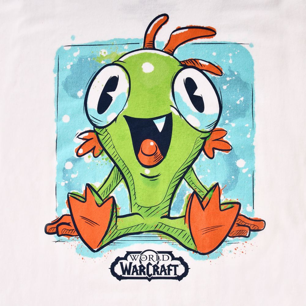 Drawing of a cute baby murloc from world of warcraft 