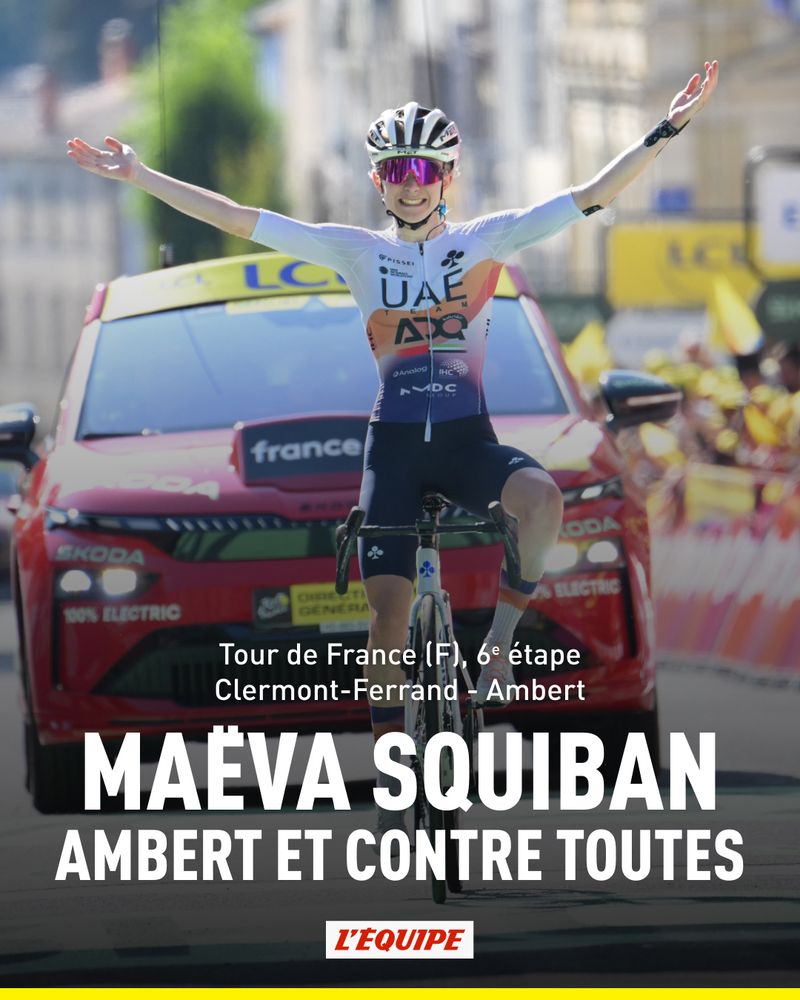 Tour de France (F), 6e étape, Clermont-Ferrand - Ambert

Maëva Squiban Ambert et contre toutes